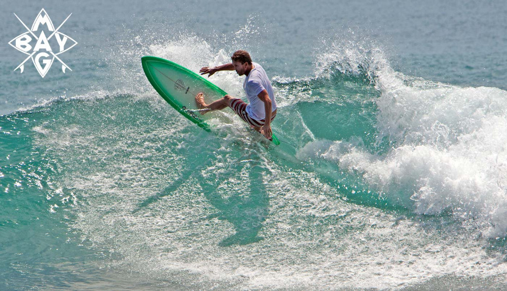 surfer doing off the lip, Mag Bay Mexico