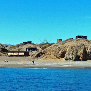 whale camp from pong Mag Bay Mexico